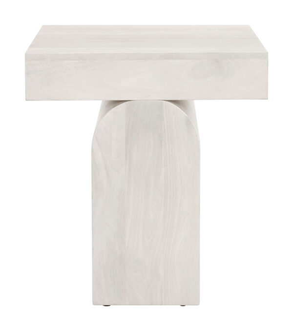 Kiel Side Table Whitewashed 109867 - Image 5