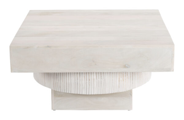 Trani Coffee Table Whitewashed 109851 - Image 5