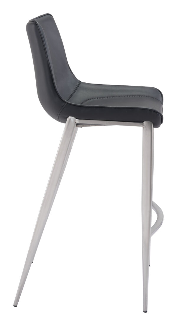 Magnus Barstool Silver (set of 2) - Image 4
