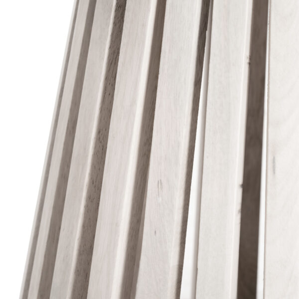 Mazara Side Table White & Whitewashed 109862 - Image 6