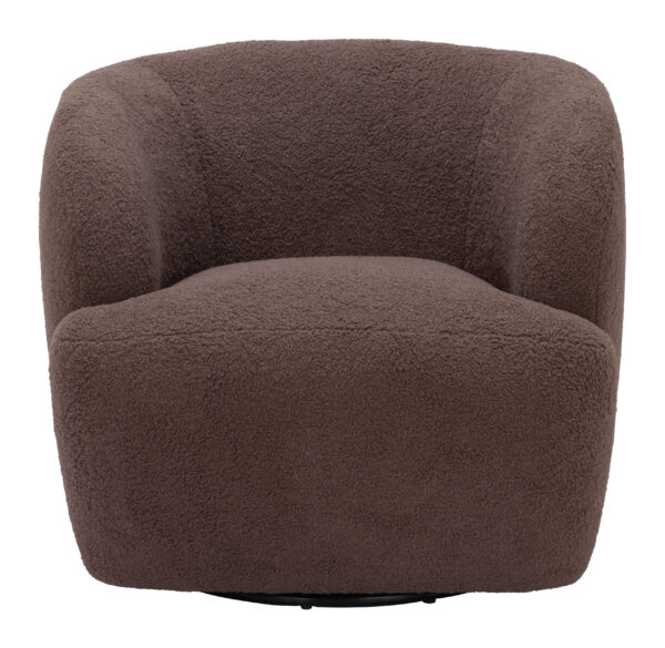 Govan Swivel Chair Brown 109958 - Image 5