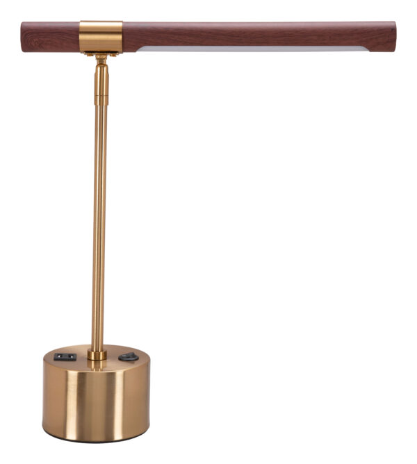 Kippy Table Lamp Brown & Brass 56139 - Image 5