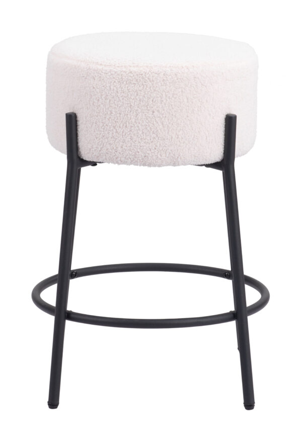 Blanche Counter Stool Ivory 109741 (set of 2) - Image 5