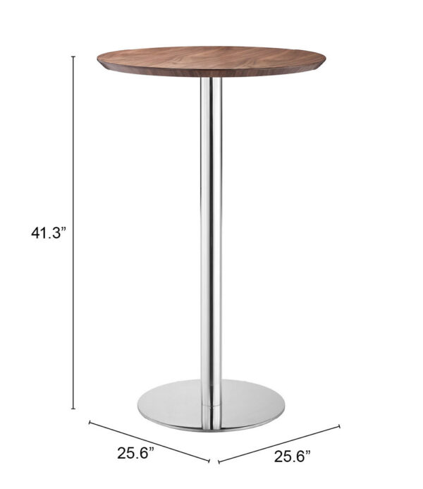 Bergen Bar Table Walnut 100053 - Image 5