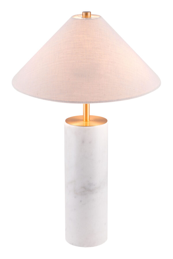 Ciara Table Lamp Beige & White 56100 - Image 5