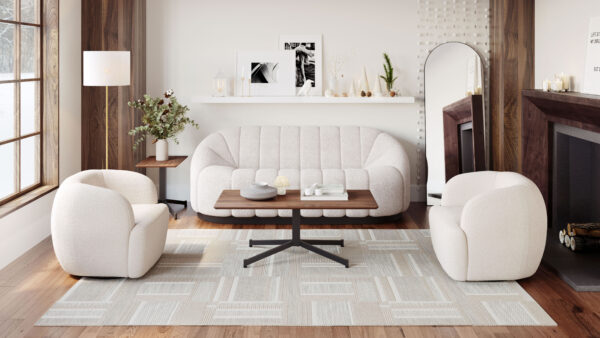Bhutan Sofa Cream 109341 - Image 6
