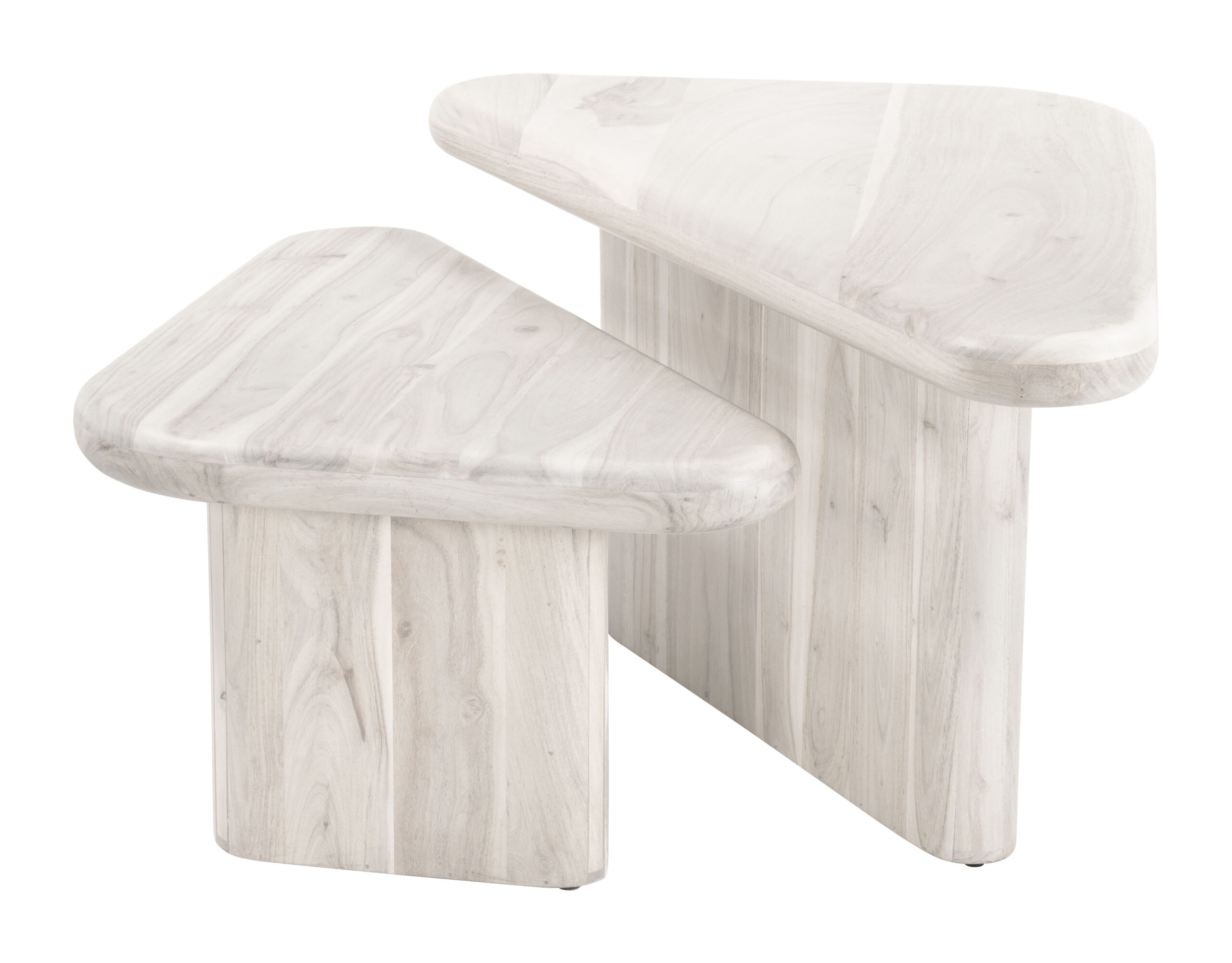 Navidic Coffee Table Set Whitewashed 109872