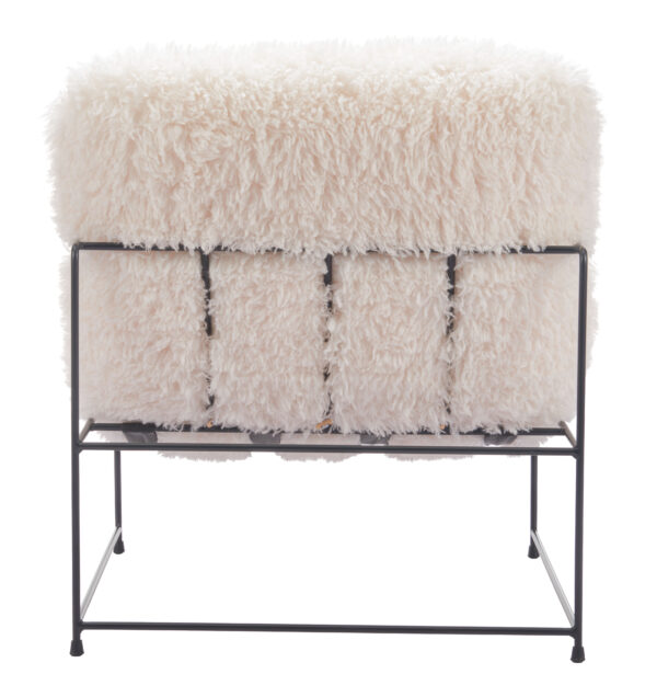 Pelut Accent Chair White 110202 - Image 5