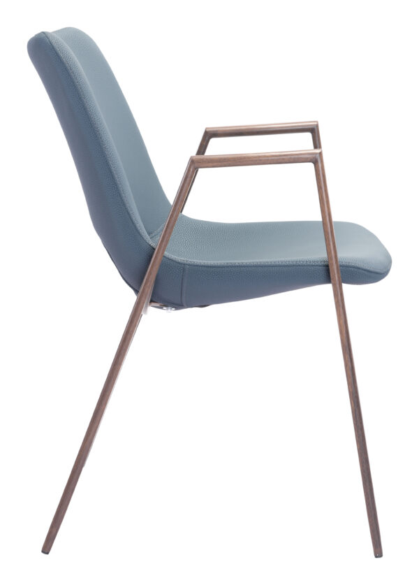 Desi Dining Chair Walnut (set of 2) - Image 5