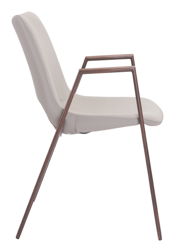 Desi Dining Chair Walnut (set of 2) - Image 13