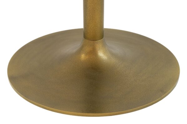 Ithaca Dining Table White & Gold 101845 - Image 6