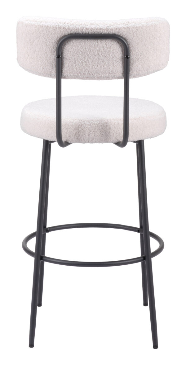 Blanca Barstool Ivory 109740 (set of 2) - Image 6