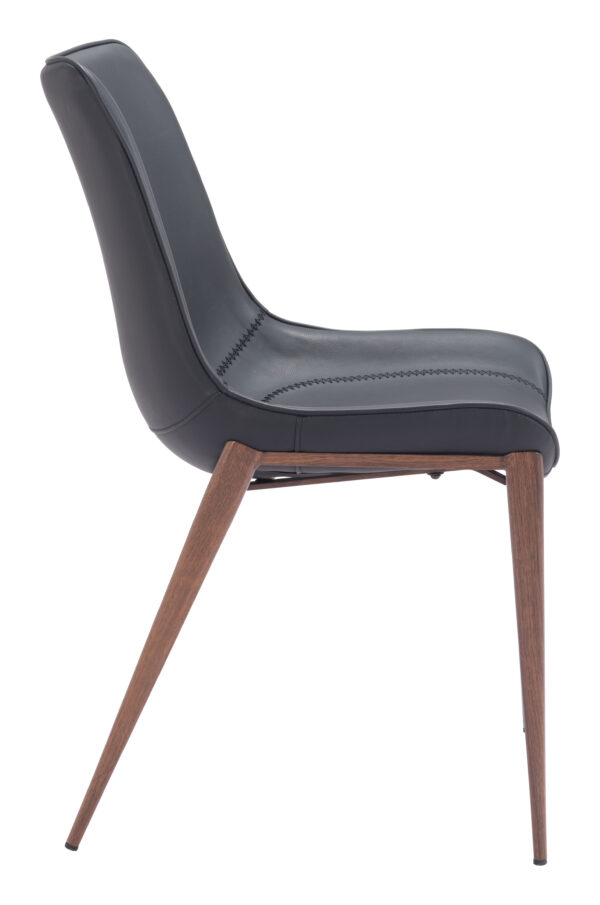 Magnus Dining Chair Walnut (set of 2) - Image 5