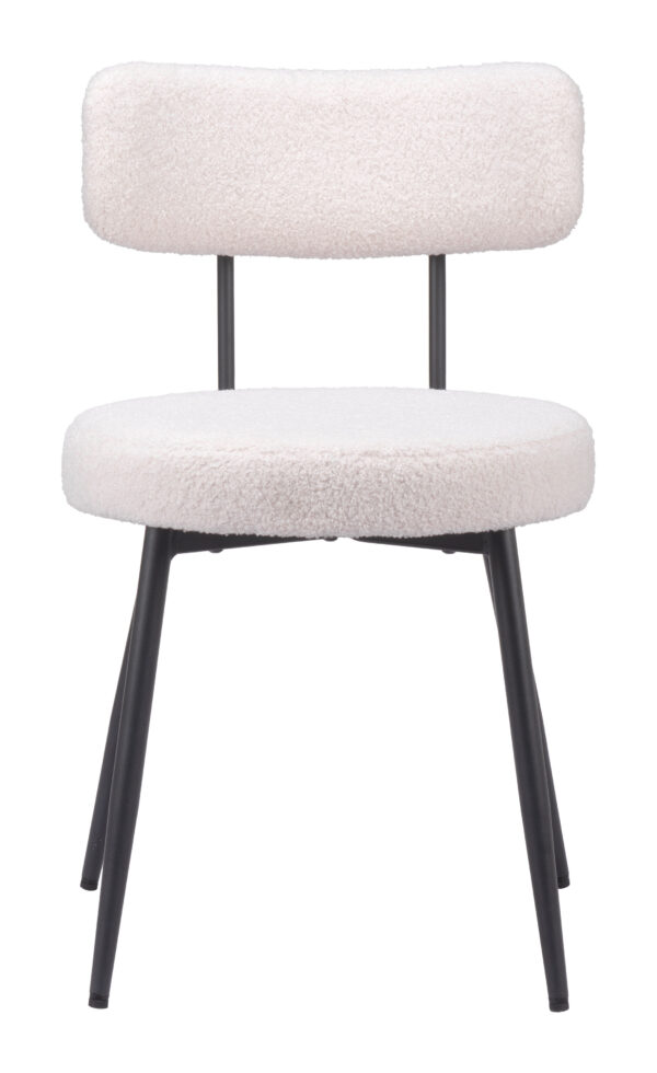 Blanca Dining Chair Ivory 109738 (set of 2) - Image 6