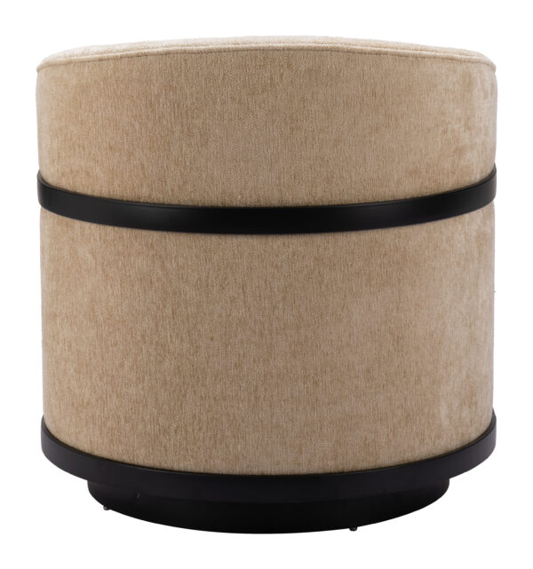 Hanko Swivel Chair Golden Beige 110009 - Image 6