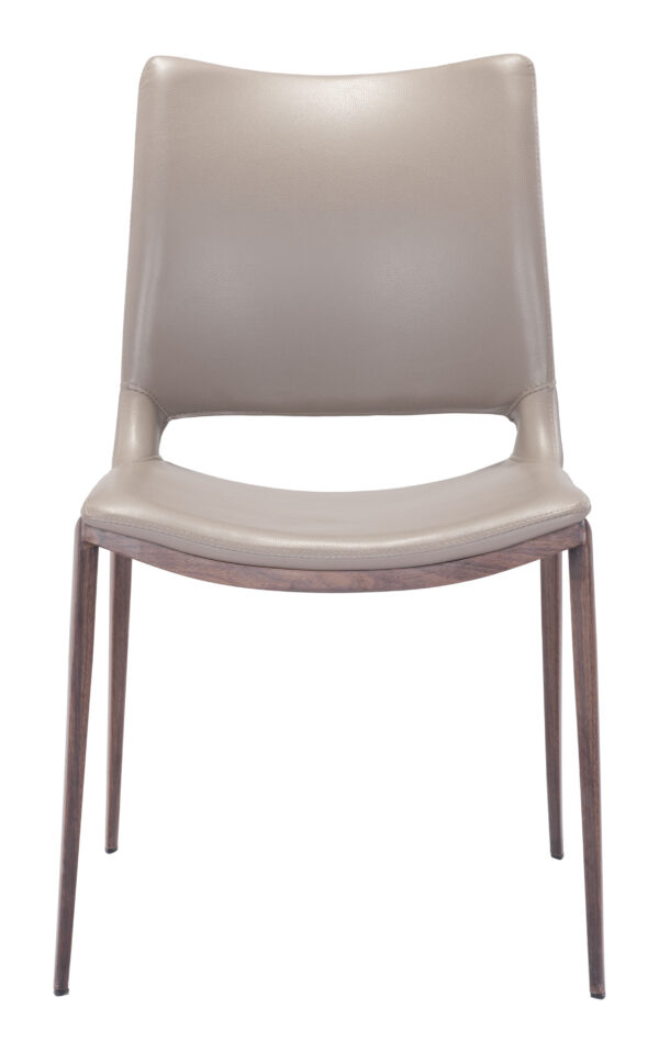 Ace Dining Chair Brown & Walnut 101282 (set of 2) - Image 7