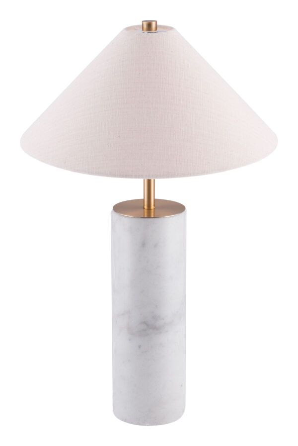 Ciara Table Lamp Beige & White 56100 - Image 6