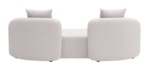 Sunny Isles Loveseat Beige 704019 - Image 6