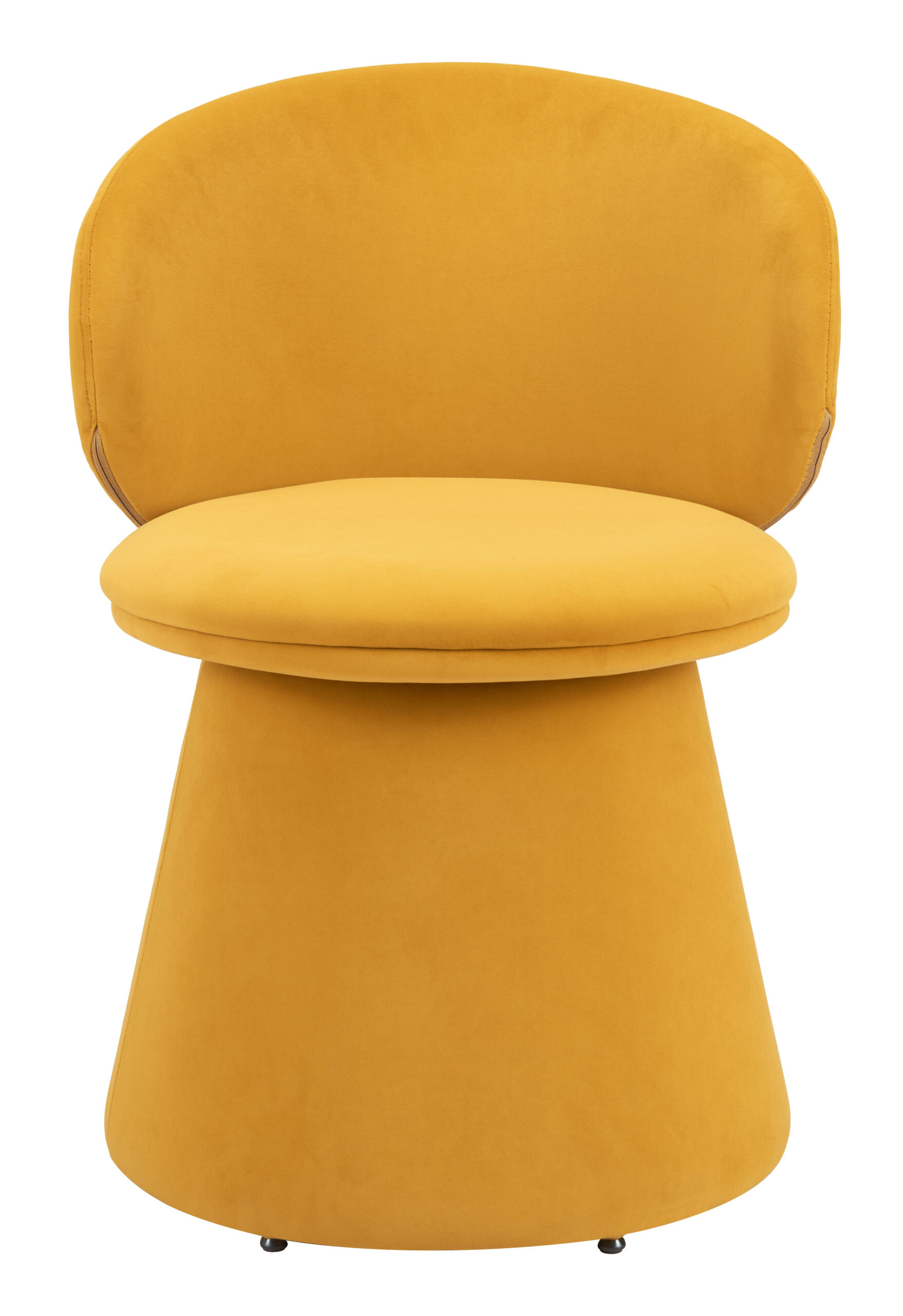 Oblic Swivel Dining Chair Orange 110203