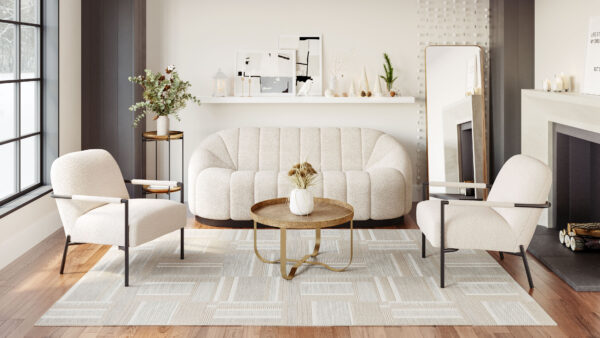 Bhutan Sofa Cream 109341 - Image 7