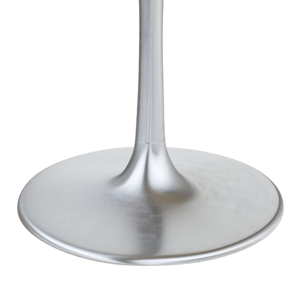 Metropolis Dining Table Gray & Silver - Image 6