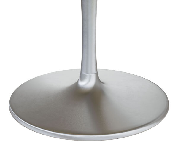 Metropolis Dining Table Gray & Silver - Image 15