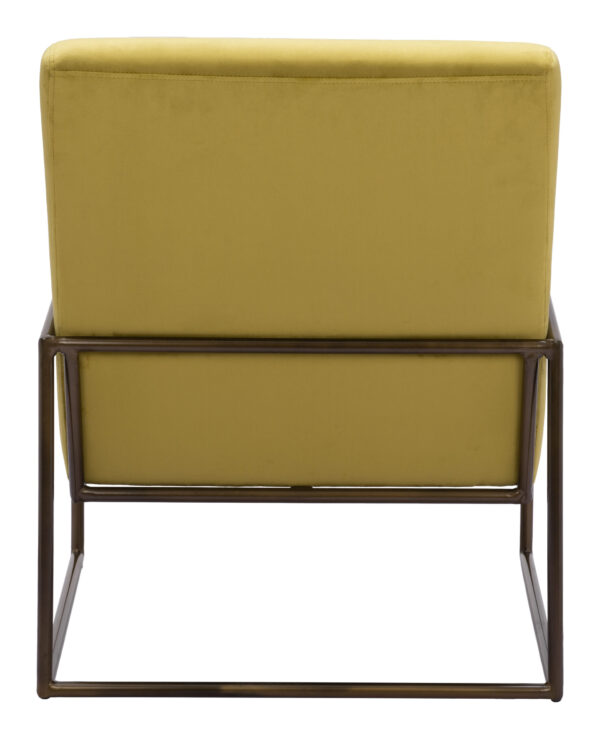 New York Accent Chair Olive Green 109522 - Image 6