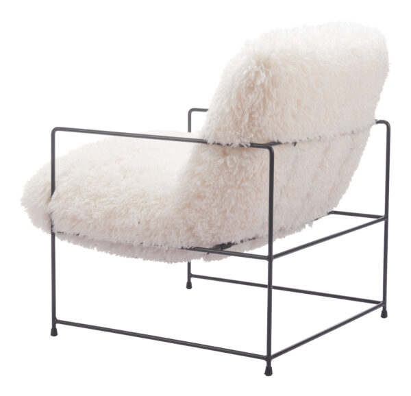 Pelut Accent Chair White 110202 - Image 6