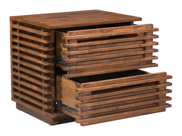 Linea End Table Walnut 110880 - Image 6
