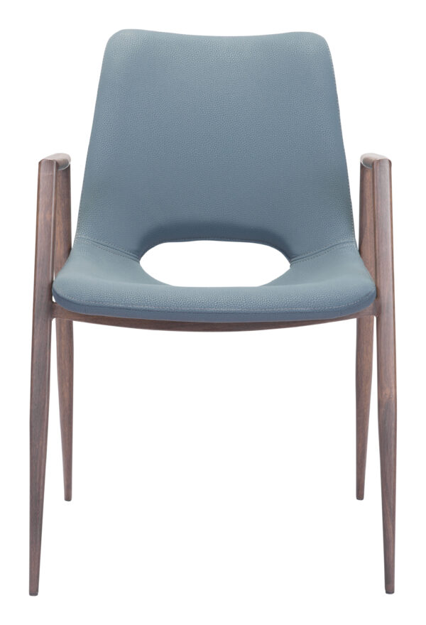 Desi Dining Chair Walnut (set of 2) - Image 6