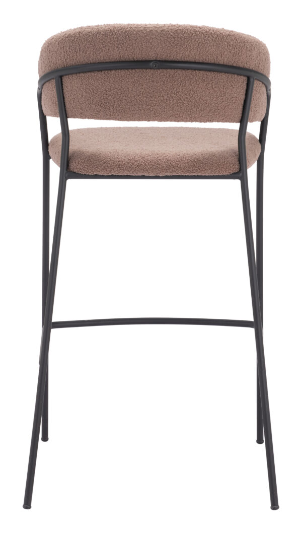 Josephine Barstool Brown 109674 (set of 2) - Image 6