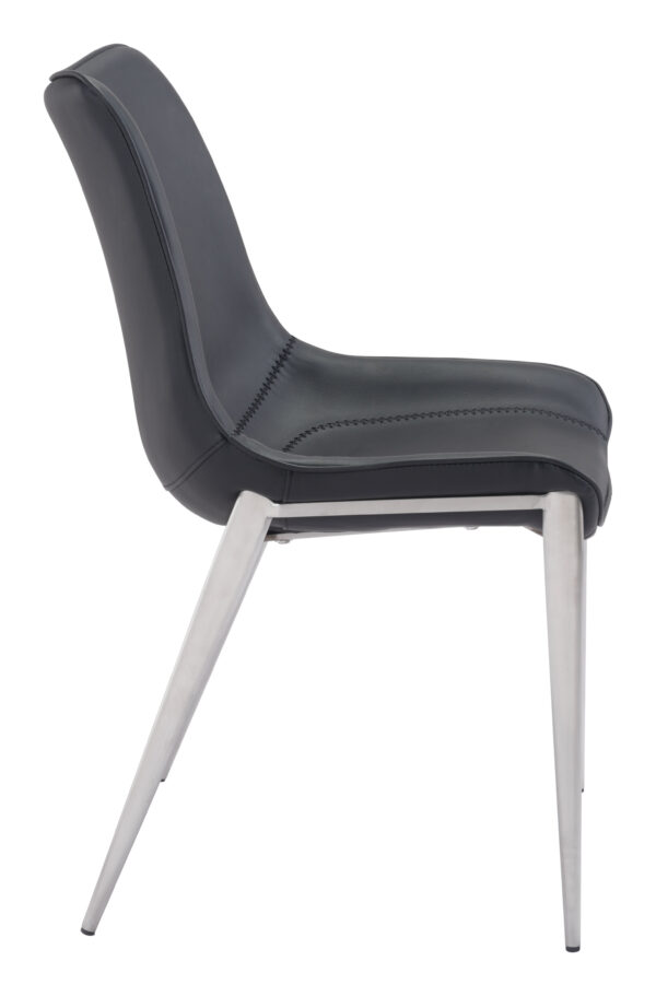 Magnus Dining Chair Stainless Steel (set of 2) - Image 6
