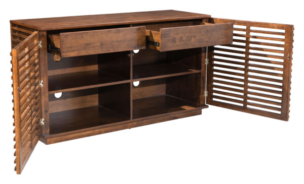 Linea Credenza Walnut 199051 - Image 7