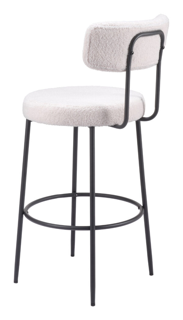 Blanca Barstool Ivory 109740 (set of 2) - Image 7