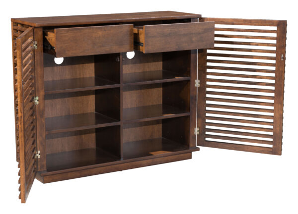Linea Cabinet Walnut 199050 - Image 7