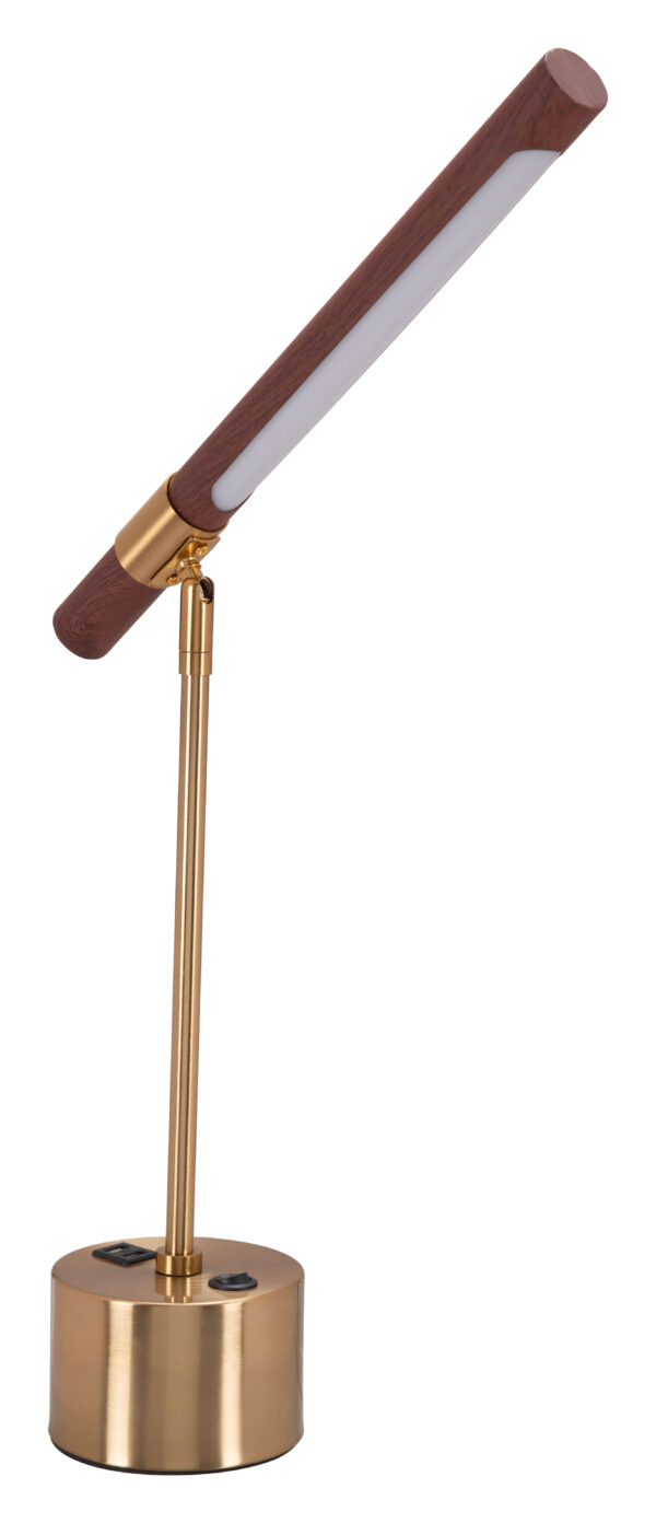 Kippy Table Lamp Brown & Brass 56139 - Image 7