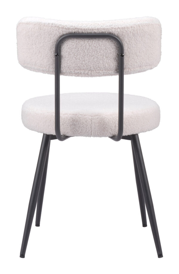 Blanca Dining Chair Ivory 109738 (set of 2) - Image 7