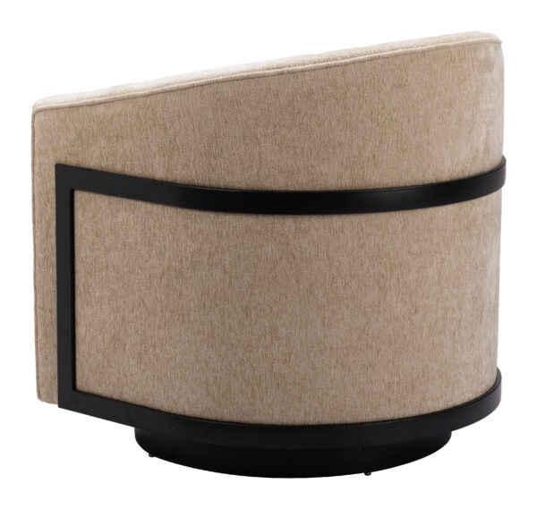 Hanko Swivel Chair Golden Beige 110009 - Image 7