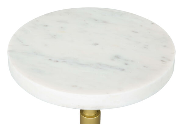 Maurice Side Table White & Gold 109561 - Image 8
