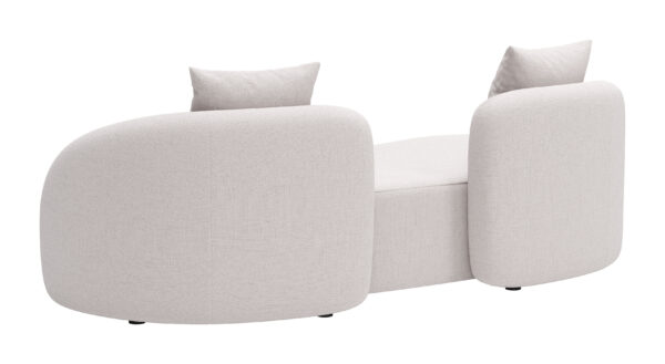 Sunny Isles Loveseat Beige 704019 - Image 7
