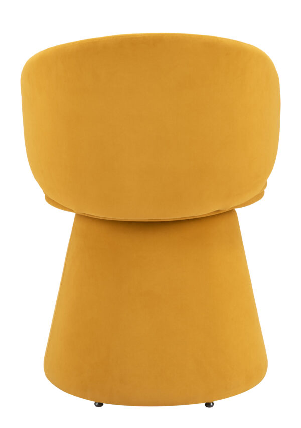 Oblic Swivel Dining Chair Orange 110203 - Image 7