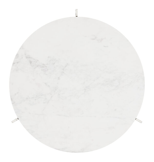 Barmas Coffee Table White & Silver 110255 - Image 8