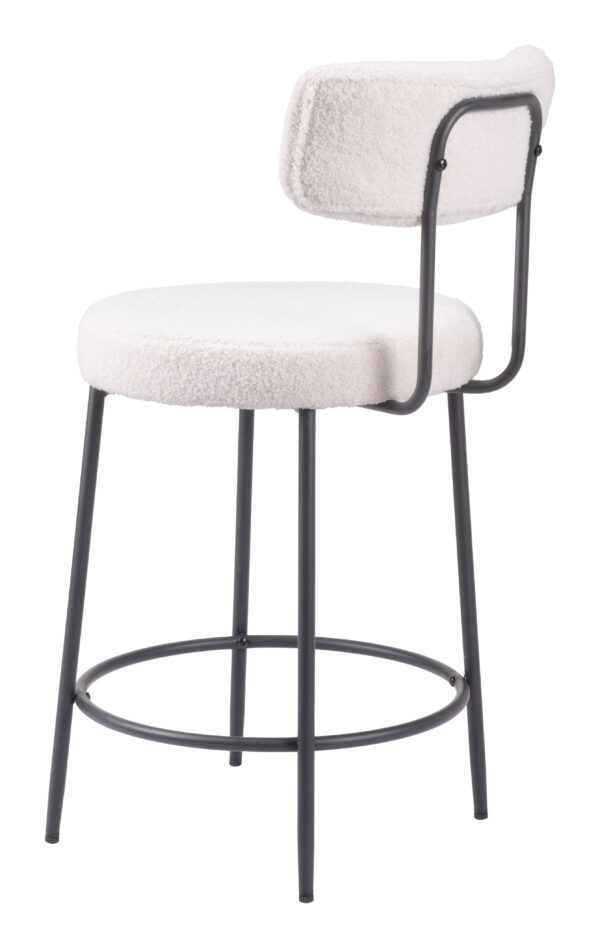 Blanca Counter Stool Ivory 109739 (set of 2) - Image 7