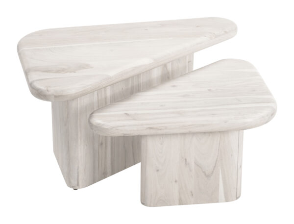 Navidic Coffee Table Set Whitewashed 109872 - Image 7