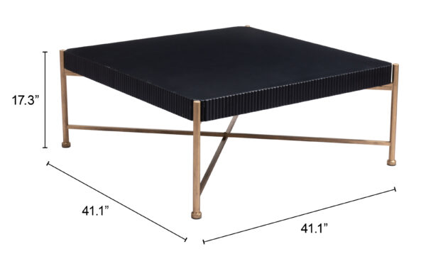 Nazaire Coffee Table Black 109838 - Image 7