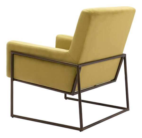 New York Accent Chair Olive Green 109522 - Image 7