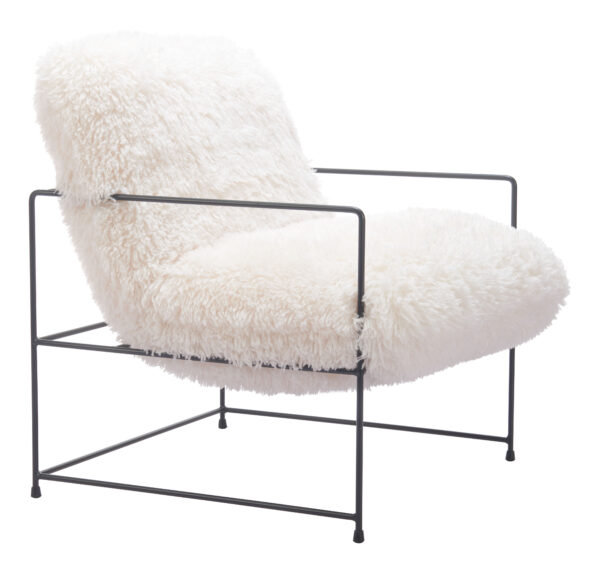 Pelut Accent Chair White 110202 - Image 7
