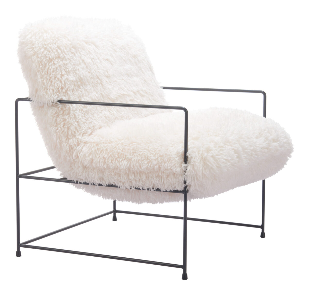 Pelut Accent Chair White 110202 - Image 7