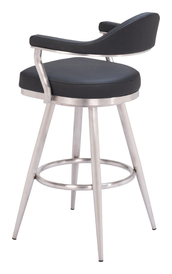 Vagur Swivel Barstool Black 110045 - Image 7