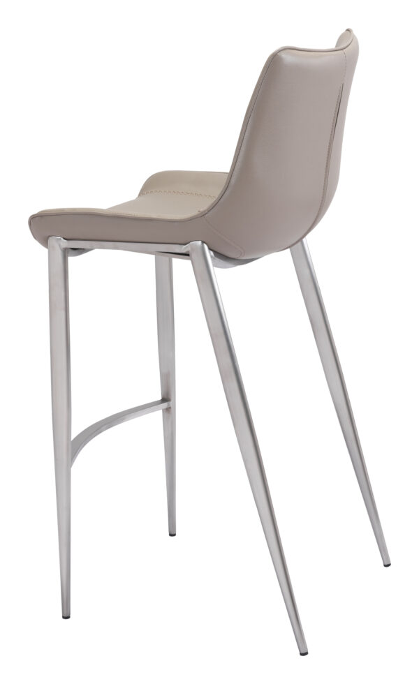 Magnus Barstool Silver (set of 2) - Image 16